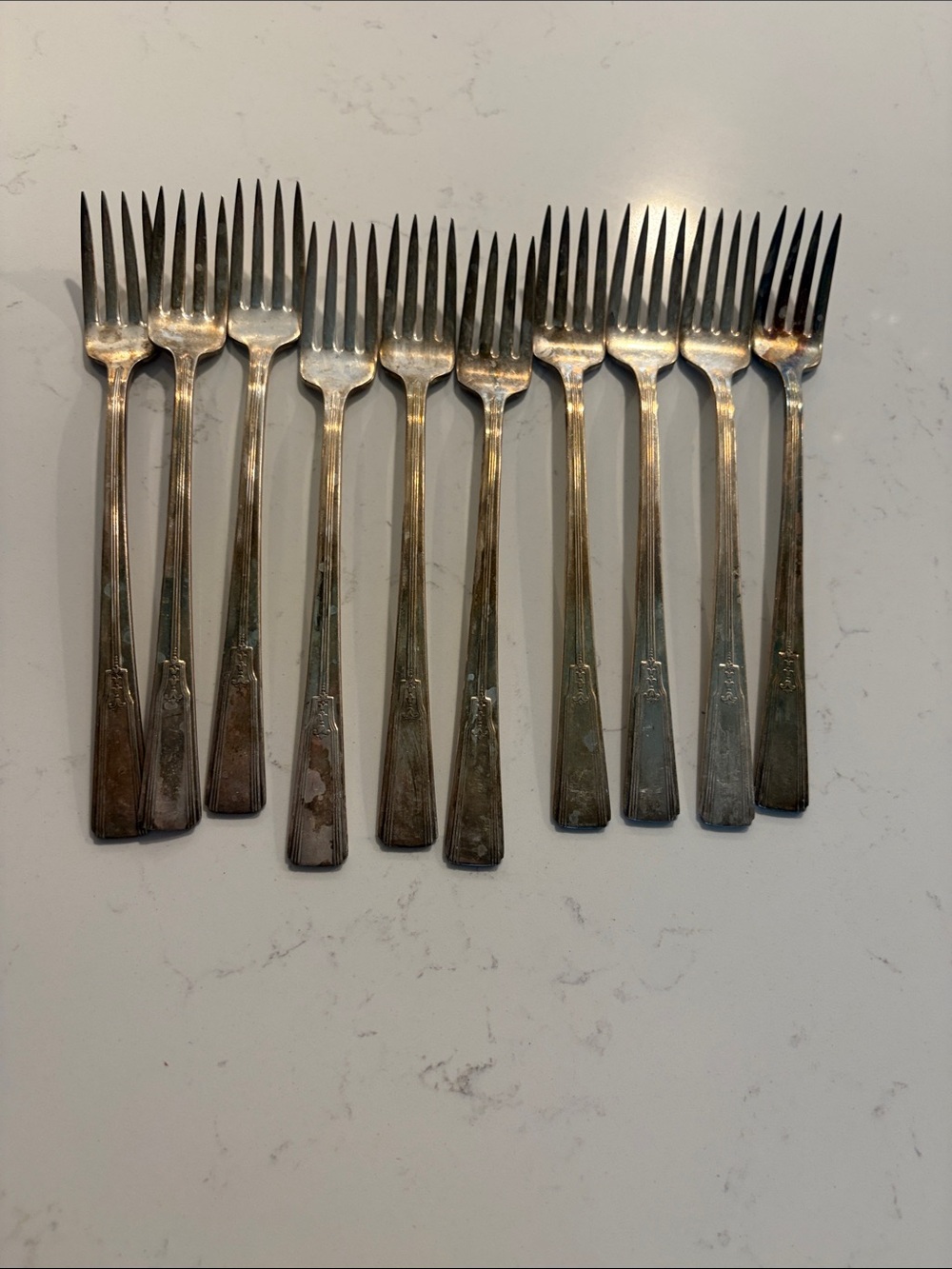 Vintage extra plate IS forks